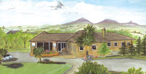 Painting of Lisbane Medical Centre